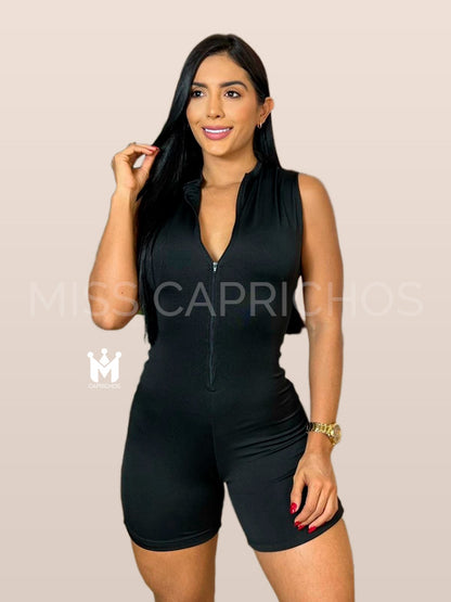 Enterizo Corto Cierre Manga Siza